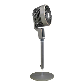Ventilateur de circulation de l'air électrique debout rotatif avec 3 lames: solution de mouvement d'air efficace de la pièce