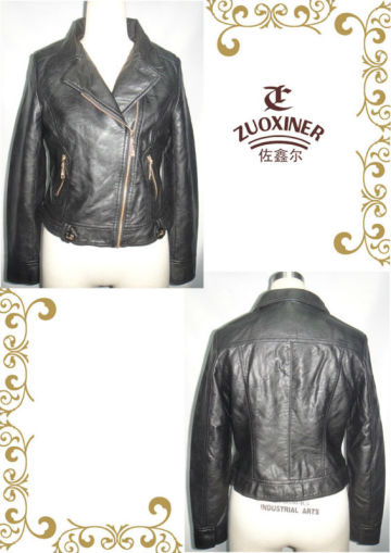 Ladies leather jacket