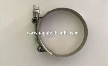 Extra wide circular ring lined hose clamps