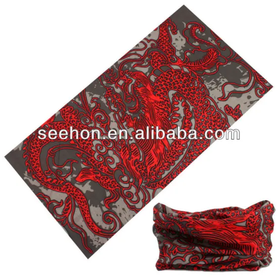 red dragon printting headwear
