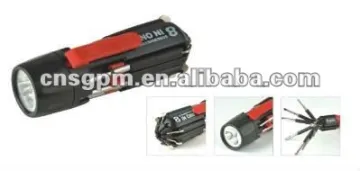 8pcs Emergency Handle Screwdriver Set with 3 LED