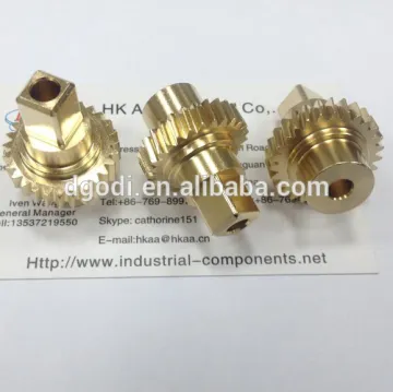 high precision small brass pinion gears