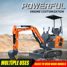 1 Ton Factory Price Garden Crawler Mini Excavator