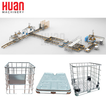 Automatic Spot Wire Mesh Welding Machine for 1000L IBC Cage Production Line