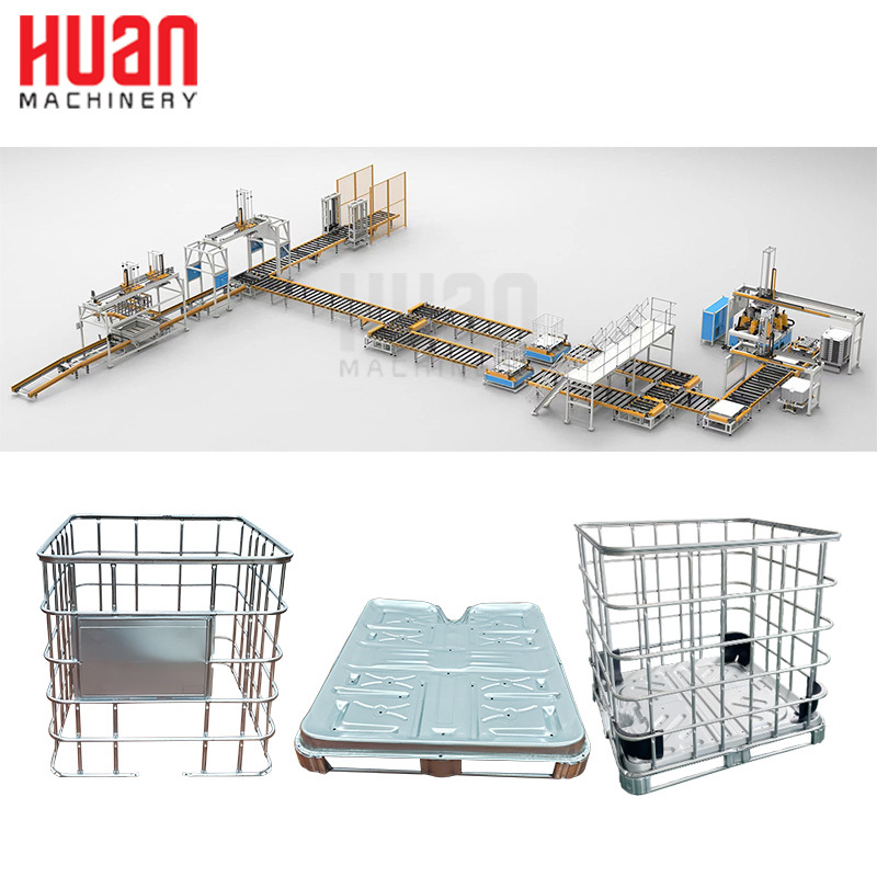 Automatic Spot Wire Mesh Welding Machine for 1000L IBC Cage Production Line