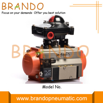 Pneumatic Actuator For Butterfly Valve With Limit Switch