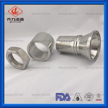 Pijpfitting SS304 SUS316L Sanitaire Tri Clamp Ferrule