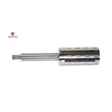 Eixo pneumático de haste passante de aço de 6 polegadas com polia