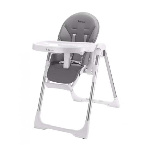 Baby High Chair Gray para bebês e crianças pequenas