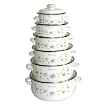 enamel pot 12pcs
