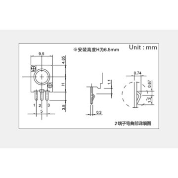 Rk097 series Rotary potentiometer