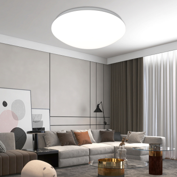 Voice-Controlled RGB Smart LED Ceiling Light with Wi-Fi, Color Dimming, and Remote App Control