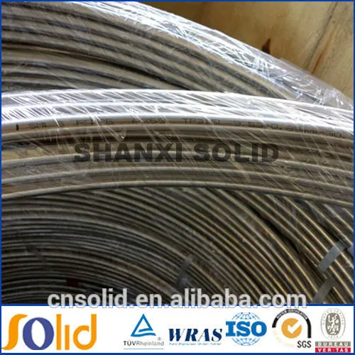 ASTM A269 annealed and polished stainless steel cooling coil tubing manufacturer