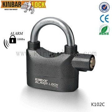 High safety alarm padlock