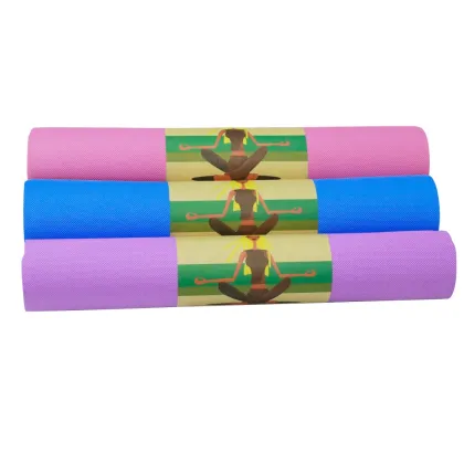customise logo gym yoga pilates fitness mat