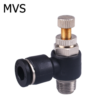 L Type Air Cylinder Throttle Valve and Pneumatic Fittings - Quick Couplers and Small Valves
