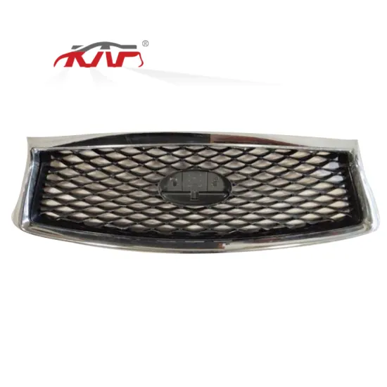 Car Grille Grey Inside Chromed Stripe Front Grill 62310-6HH0A for Infiniti Q50 2018-2021