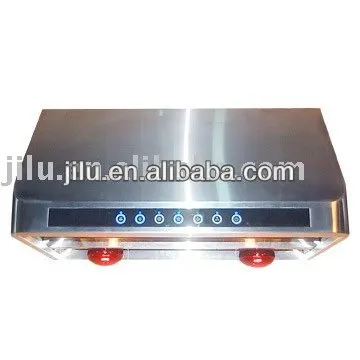 Stainless steel commercial Range Hood , Heating Lamp