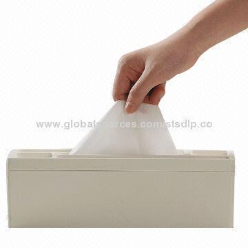 Tissue Holder/Storage Box, Made of PS Material, 260*130*80mm Size