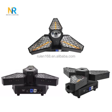 DMX Controlled 3x60W Gold COB and 1x40W RGBW Beam Disco Lamp Bar Party Light Projector