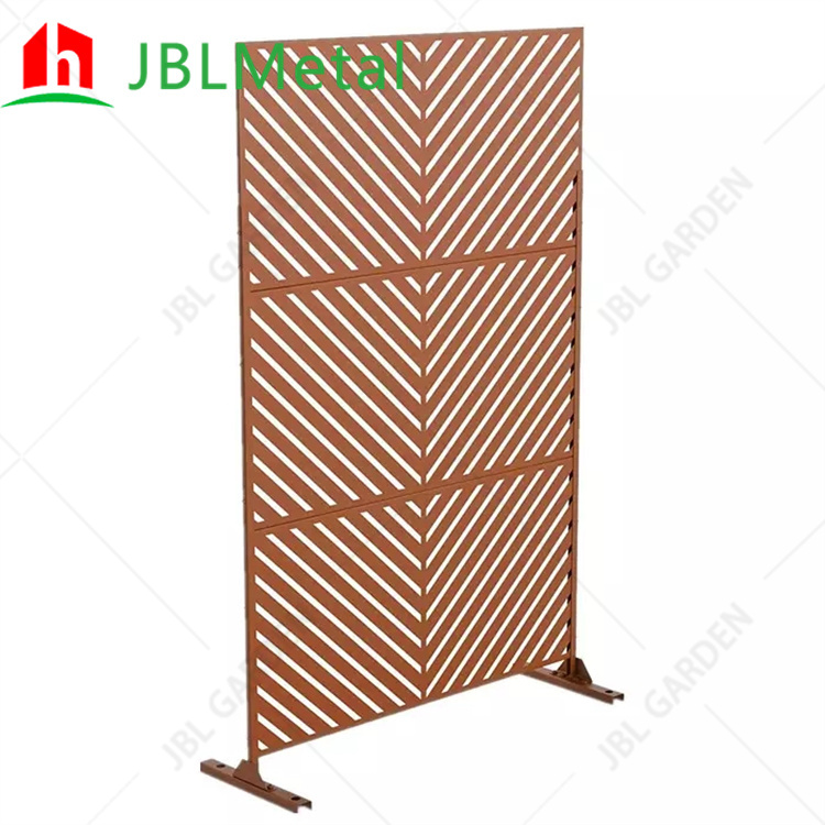 Corten الصلب ليزر قطع غرفة مقسم لوحات شاشة