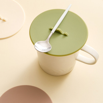 Food Grade Silicone Reusable Airtight Seal Covers for Tea Cup with Lid