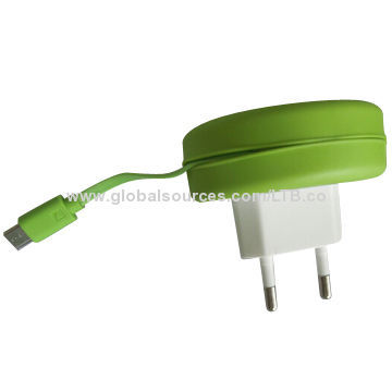 Wall Chargers, EU Plug, 100-240V/50-60Hz Input, 5V/1000mA Output