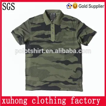 military camouflage polo t shirt