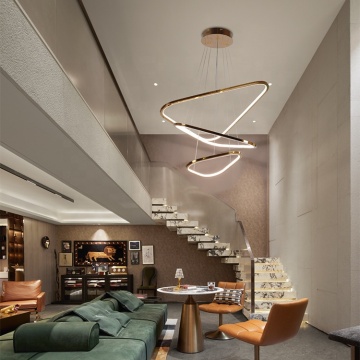 Dining Room and Living Room LED Chandelier Pendant Lamp for Villa, Hotel, and Restaurant