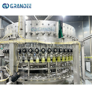 Automatic Fruit Juice Bottle Hot Filling and Packing Machine Plant