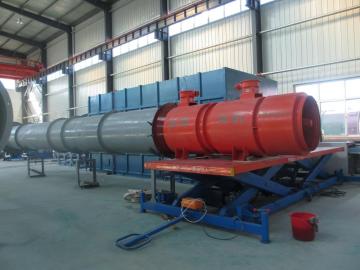 Long distance axial flow ventilation fans in tunnels
