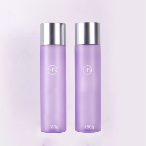 Botella de aceite de maquillaje de plástico de maquillaje esmerilado