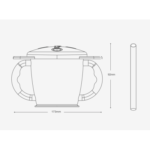 Copos de silicone com qualidade de alimento para alimentos