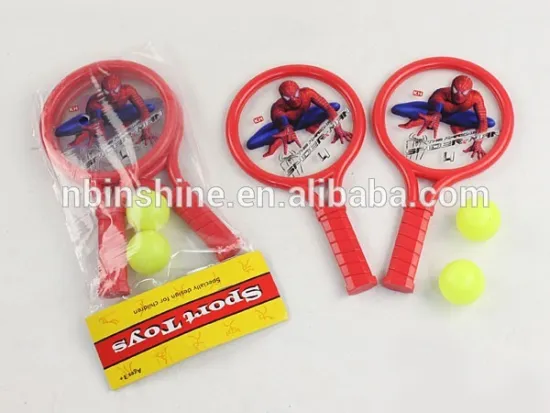 Hot sell plastic toy tennis racket in polybag