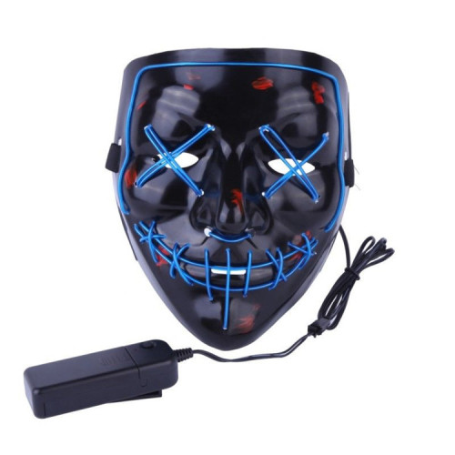 Disposable Non-Woven Mask Halloween decoration light up glowing LED party mask Manufactory