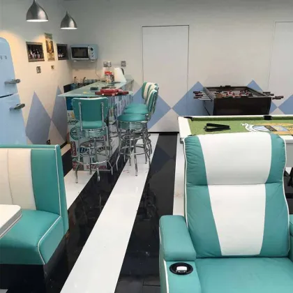 American Style Retro Restaurant Furniture Set