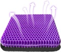 TPE Gel Purple Seat Cushion