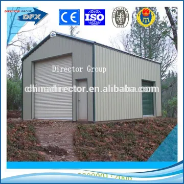 Cheap prefabricated steel car shed