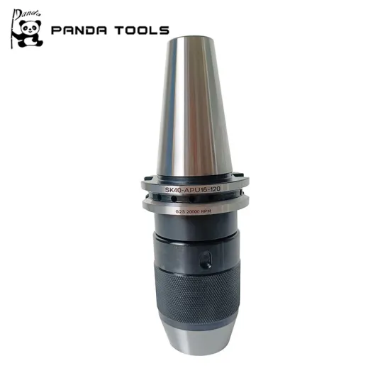 Integrated Keyless Drill Chuck SK APU Tool Holder DIN 69871 Standard for CNC