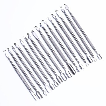 Stainless Steel Double Heads High-Quality Nail Cuticle Pusher