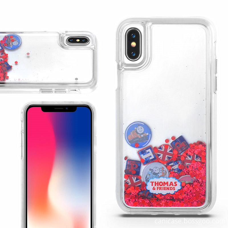 case with moving sand for iPhone X