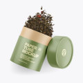 Anpassad logotyp miljövänliga pappersrör för te