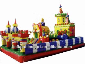 PVC giant inflatable fun city