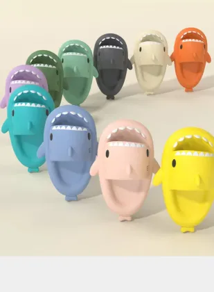 Cute Cloudy Shark Slippers