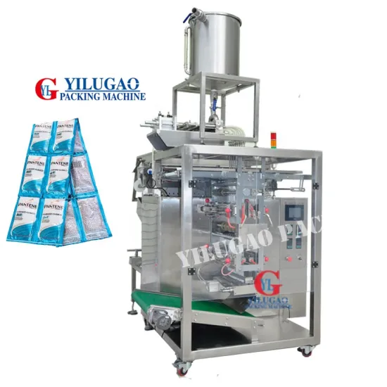 High Efficient Multi-Row Automatic Sachet Shampoo Packaging Machine