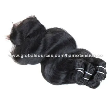 20-inch 1B# Body Wave Remy Hair Human Hair Weave