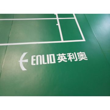 Lantai PVC Lantai gelanggang badminton sintetik dalaman