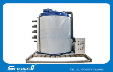 15mt/d Slaughter Industrial Flake Ice Evaporator , Ice Thickness 1.5 - 2.2mm