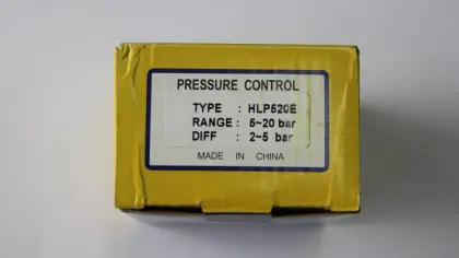 Pressure Switch Low Pressure Control