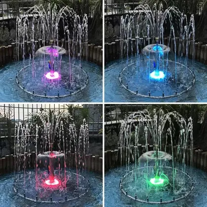 Home Musical Fountain With LED Lights